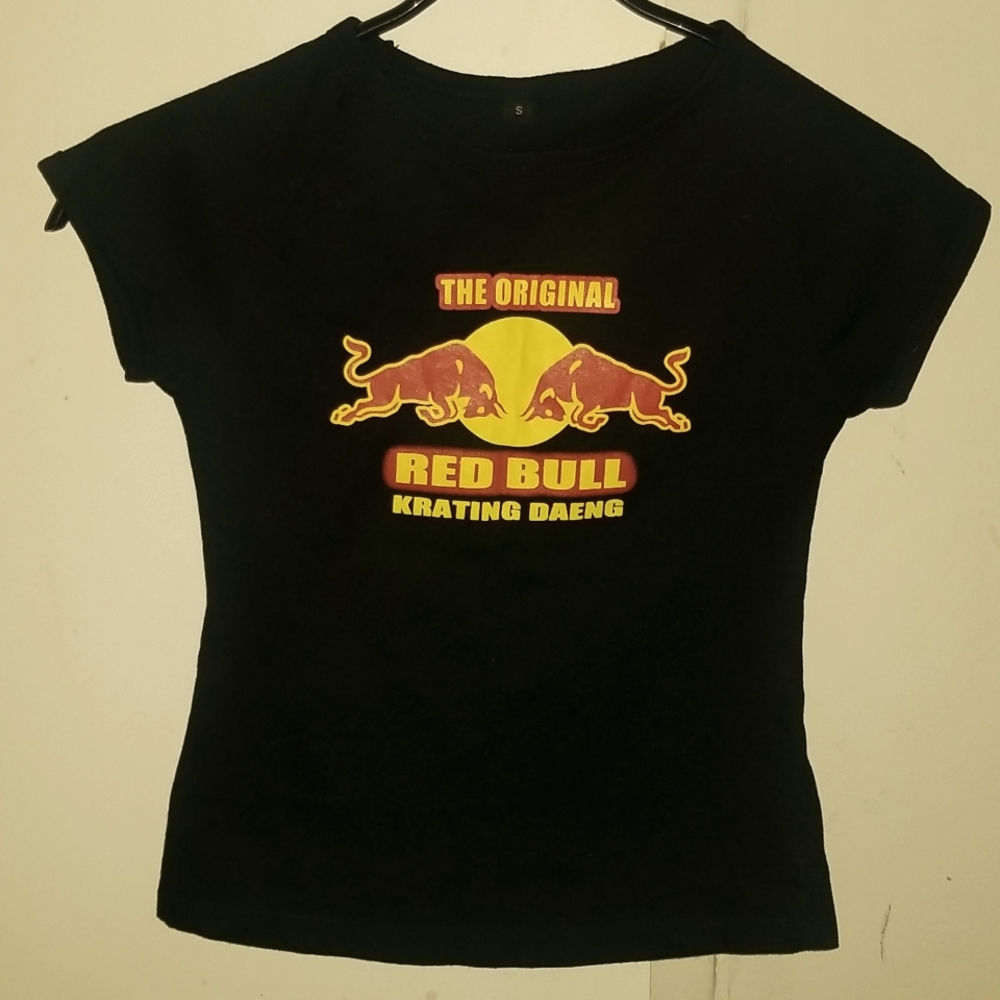 Red Bull belly shirt